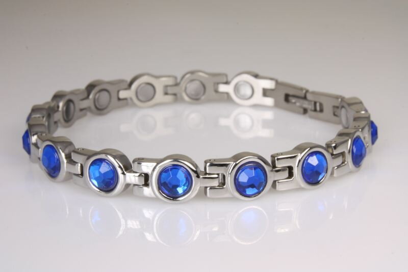 Magnetický náramok ZIRKONIA - 8640BL